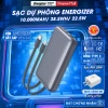Sạc Dự Phòng Energizer 10.000mAh 22.5W - Tích Cáp Lightning va Type-C, Chính Hãng, Bảo hành 1 năm, Giá ưu đãi 800k