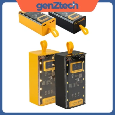 Sạc Dự Phòng GenZtech 120W 30.000mAh, 4 Cổng Sạc Nhanh 22,5W, Tích Hợp, Phù Hợp Mọi Loại Máy, Giá 175k
