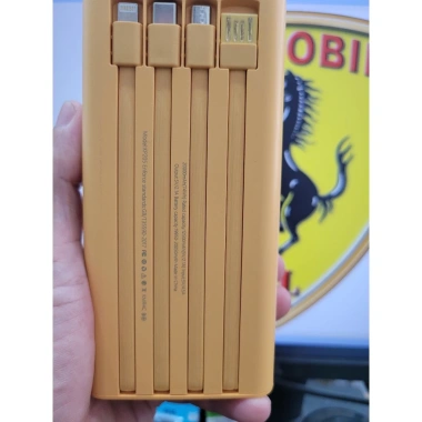 Sạc Dự Phòng HD227 KP205 20.000‑30.000mAh Trong Suốt 4 Dây và 4 Cổng - Giá 270.000 8