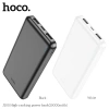 Sạc dự phòng HOCO J100 10.000mAh - 2 cổng USB nhanh, dung lượng lớn, 136k