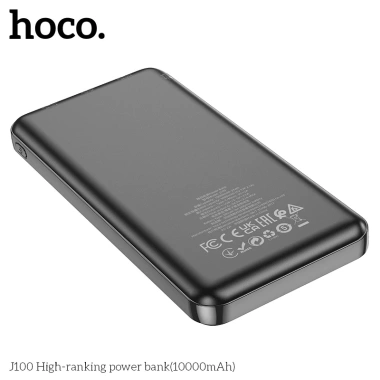 Sạc dự phòng HOCO J100 10.000mAh - 2 cổng USB nhanh, dung lượng lớn, 136k