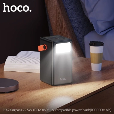 Sạc dự phòng Hoco J142 100.000mAh sạc nhanh 22.5W PD20W, đèn pin LED, giá 1.18tr 3 Sạc dự phòng Hoco J142 100.000mAh sạc nhanh 22.5W PD20W, đèn pin LED, giá 1.18tr 3