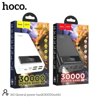 Sạc dự phòng Hoco J86A 30.000-60.000mAh 4 cổng sạc nhanh 22,5W, chỉ 329.000₫