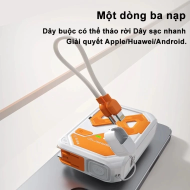 Sạc Dự Phòng Không Dây 22,5W 20.000mAh - Sạc Nhanh, Củ Sạc Công Suất Cao, Bảo Hành 12 Tháng, Giá 395.000 VND 9