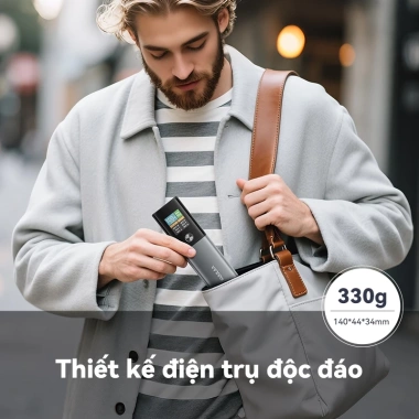 Sạc dự phòng KUULAA 100W 14.000mAh cho laptop, 2 cổng đa thiết bị - Giá chỉ 849.000₫