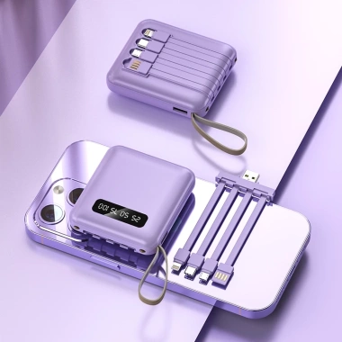 Sạc dự phòng mini 10.000mAh siêu mỏng, dây sạc nhanh, cầm tay, chỉ 278.000₫ 7