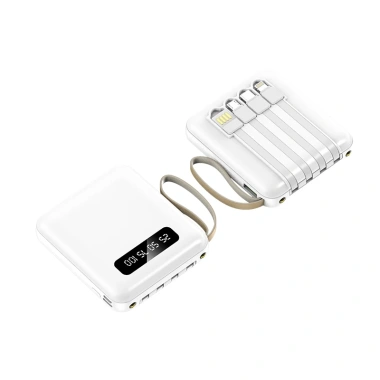 Sạc dự phòng mini 10.000mAh siêu mỏng, dây sạc nhanh, cầm tay, chỉ 278.000₫ 10