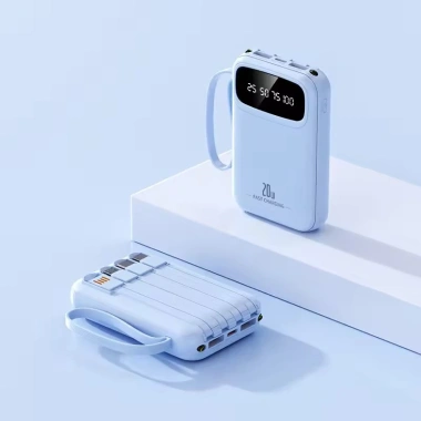 Sạc Dự Phòng Mini 20.000mAh Chính Hãng - 4 Cáp Tích Hợp, Đèn LED, Siêu Nhanh, Giá Ưu Đãi 105.300₫ 8 Sạc Dự Phòng Mini 20.000mAh Chính Hãng - 4 Cáp Tích Hợp, Đèn LED, Siêu Nhanh, Giá Ưu Đãi 105.300₫ 8