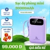 Sạc dự phòng mini 20.000mAh dung lượng lớn, thiết kế gọn nhẹ, tiện lợi - Giá 99.000đ 2