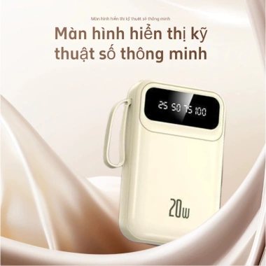 Sạc dự phòng mini 20.000mAh dung lượng lớn, thiết kế gọn nhẹ, tiện lợi - Giá 99.000đ
