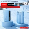 Sạc dự phòng mini 20.000mAh sạc nhanh, kèm 4 dây tiện dụng - Giá chỉ 259.000₫