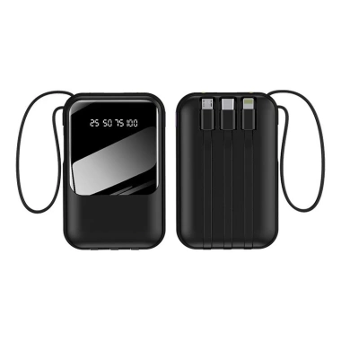 Sạc dự phòng mini đa năng 3 cổng 10.000‑20.000mAh, LED hiển thị pin, 12W và đèn pin – Giá chỉ 159.900₫