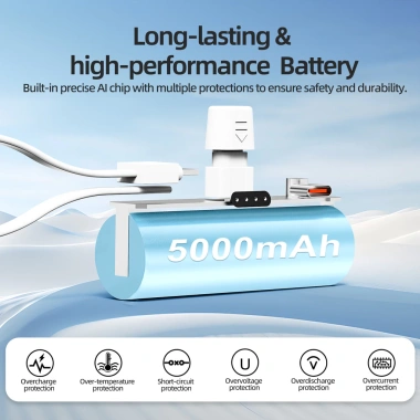 Sạc dự phòng mini GOOJODOQ 2.024 - Pin không dây, Type-C & Lightning, giá 122.550 VND 5