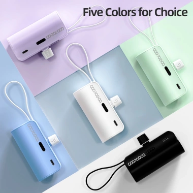 Sạc dự phòng mini GOOJODOQ 2.024 - Pin không dây, Type-C & Lightning, giá 122.550 VND 7