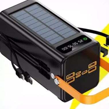 Sạc Dự Phòng Năng Lượng Mặt Trời 90.000mAh - Sạc Nhanh 120W PD20W, Dây Cắm Đa Dụng, Giá Ưu Đãi 368k 6