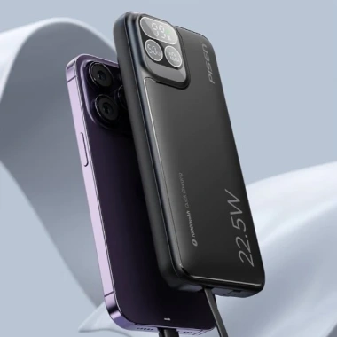 Sạc Dự Phòng PISEN 22.5W 10.000/20.000mAh, 2 Cáp, Tặng Pin AA5, Du Lịch và Máy Bay TP-D31 - Giá 560k