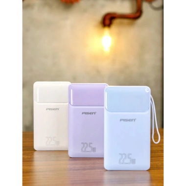 Sạc Dự Phòng PISEN 22.5W 20.000mAh + Pin AA5, Sạc Nhanh, Dây Cáp TP-D068, Dùng Máy Bay - Giá 475k