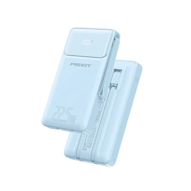 Sạc Dự Phòng PISEN 22.5W 20.000mAh + Pin AA5, Sạc Nhanh, Dây Cáp TP-D068, Dùng Máy Bay - Giá 475k