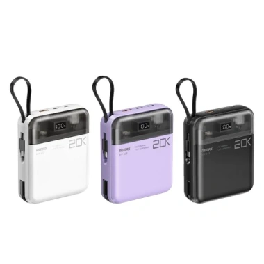 Sạc dự phòng REMAX 20.000mAh & 10.000mAh sạc nhanh 22.5W PD/QC, kèm 2 cáp Type‑C Lining – Chuẩn CCC, giá 448.000₫ 6