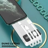 Sạc Dự Phòng Sendem P900 20.000mAh, Cáp tích hợp, LED báo phần trăm Pin, Giá 258.000 VND 5