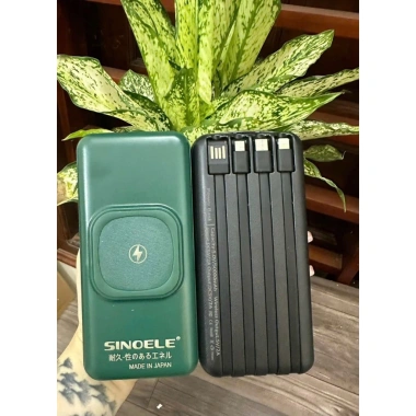 Sạc dự phòng Sinoele 50.000mAh + 4 dây sạc, màn hình LED, full anole - Nạp nhanh, giá 270k 3 Sạc dự phòng Sinoele 50.000mAh + 4 dây sạc, màn hình LED, full anole - Nạp nhanh, giá 270k 3