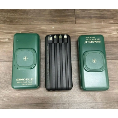 Sạc dự phòng Sinoele 50.000mAh + 4 dây sạc, màn hình LED, full anole - Nạp nhanh, giá 270k 5 Sạc dự phòng Sinoele 50.000mAh + 4 dây sạc, màn hình LED, full anole - Nạp nhanh, giá 270k 5
