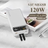 Sạc Dự Phòng Suốt 30.000mAh - Cổng Nhanh 22.5W & PD 20W, LED Đèn, Kèm 2 Đầu Sạc 10