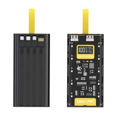Sạc dự phòng trong suốt 30.000-50.000mAh 120W sạc nhanh, LED hiển thị, kèm đa đầu sạc tiện lợi - Giá 245.800₫ 9