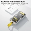 Sạc Dự Phòng Trong Suốt 30.000mAh Sạc Nhanh PD 22.5W - 4 Cáp & 10 Đèn LED, Giá 155k 6