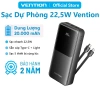 Sạc Dự Phòng Vention 20.000mAh 22.5W - Có Cable Type-C, Đèn LED, Hỗ Trợ Nhiều Thiết Bị, Màn Hình Thông Minh - Giá 299.000