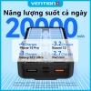 Sạc Dự Phòng Vention 20.000mAh 22.5W - Có Cable Type-C, Đèn LED, Hỗ Trợ Nhiều Thiết Bị, Màn Hình Thông Minh - Giá 299.000 4
