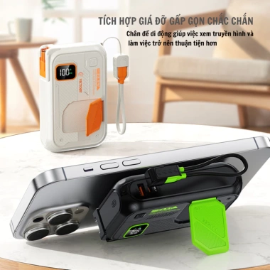 Sạc Dự Phòng VICTORY 10.000/20.000mAh - 22.5W, 15W không dây, đầu AC, 316.000 VND 8