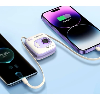 Sạc Dự Phòng WE-KOME 10.000mAh Máy Ảnh Siêu Đẹp, Sạc Nhanh 22.5W - Giá 385.000đ 5