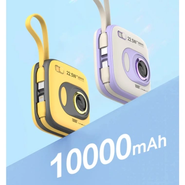 Sạc Dự Phòng WE-KOME 10.000mAh Máy Ảnh Siêu Đẹp, Sạc Nhanh 22.5W - Giá 385.000đ 6