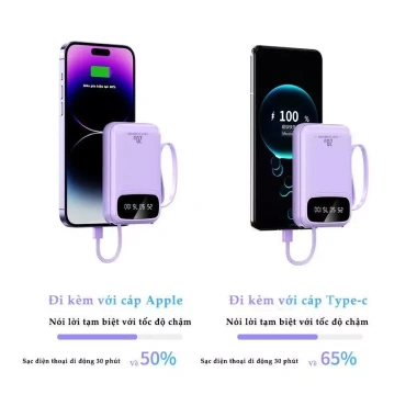 Sạc dự phòng X279 20.000mAh siêu nhanh, thiết kế nhỏ gọn, giá ưu đãi 89.000đ 3 Sạc dự phòng X279 20.000mAh siêu nhanh, thiết kế nhỏ gọn, giá ưu đãi 89.000đ 3