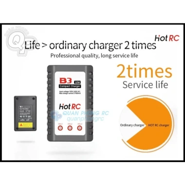 Sạc Hot RC B3 10W-20W cho pin 2-3S máy bay điều khiển, sạc nhanh, giá ưu đãi 127.500 VND