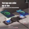 Sạc Không Dây 3in1 Chân Hút Từ 15W - Gập Gọn, Sạc Nhanh Tiện Lợi Du Lịch, Giá 163k 3