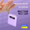 Sạc nhanh 10.000‑20.000mAh dây tự động, nhỏ gọn di động, tương thích đa thiết bị - 278.000₫ 9