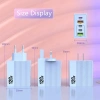 Sạc Nhanh 120W Đa Cổng 2USB+3Type‑C, 5 Cổng, EU/Mỹ/UK, Cắm Tường Du Lịch 7