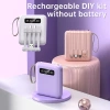Sạc Nhanh 20.000mAh Đa Cổng 4 Cáp Kèm - Pin Dự Phòng Hỗ Trợ Nhiều Thiết Bị 2