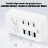 Sạc Nhanh 35W USB Type-C Hub 6 Cổng PD - Đa Dụng Cho Văn Phòng Gia Đình Du Lịch Hỗ Trợ US EU 6