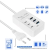 Sạc Nhanh 35W USB Type-C Hub 6 Cổng PD - Đa Dụng Cho Văn Phòng Gia Đình Du Lịch Hỗ Trợ US EU 9