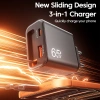Sạc Nhanh 65W USB C QC3.0 3 trong 1 kèm Cáp Type C cho Laptop, Tablet - Giá 210.340₫ 4