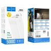 Sạc nhanh Hoco J86A 50.000mAh 2 cổng USB QC 3.0 22.5W + Type-C PD 20W sạc 2 chiều 5
