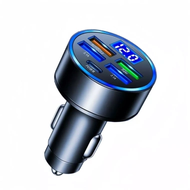 Sạc Nhanh Mini 2/4/6 Cổng PD 3.0 3.1A, Màn Hình LED, Dùng Cho Xe Ô Tô - Giá 79.199₫
