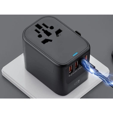 Sạc Nhanh PD 45W - Ổ Cắm Du Lịch Đa Năng 2 Type-C & 2 USB, Giá ưu đãi 519.000