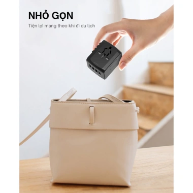 Sạc Nhanh Type-C 15W Tamayoko SL199 - Củ Sạc Đa Năng 2.000W 4 Cổng USB Du Lịch