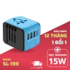 Sạc Nhanh Type-C 15W Tamayoko SL199 - Củ Sạc Đa Năng 2.000W 4 Cổng USB Du Lịch 10