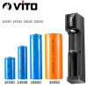 Sạc Pin 1 Cel Tự Ngắt Tiện Lợi - Hỗ Trợ 14.500/16.340/18.650/21.700/26.650, Cáp USB tích hợp, Giá 26k 6
