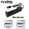 Sạc Pin 1 Cel Tự Ngắt Tiện Lợi - Hỗ Trợ 14.500/16.340/18.650/21.700/26.650, Cáp USB tích hợp, Giá 26k 7